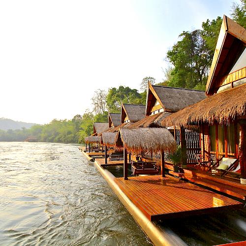 Tajlandia, Kanchanaburi, The Float House River Kwai